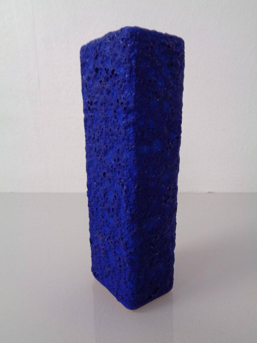 Purple and Blue Studio Ceramic Vase, Germany, 1960s