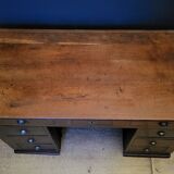 Solid oak minister's desk