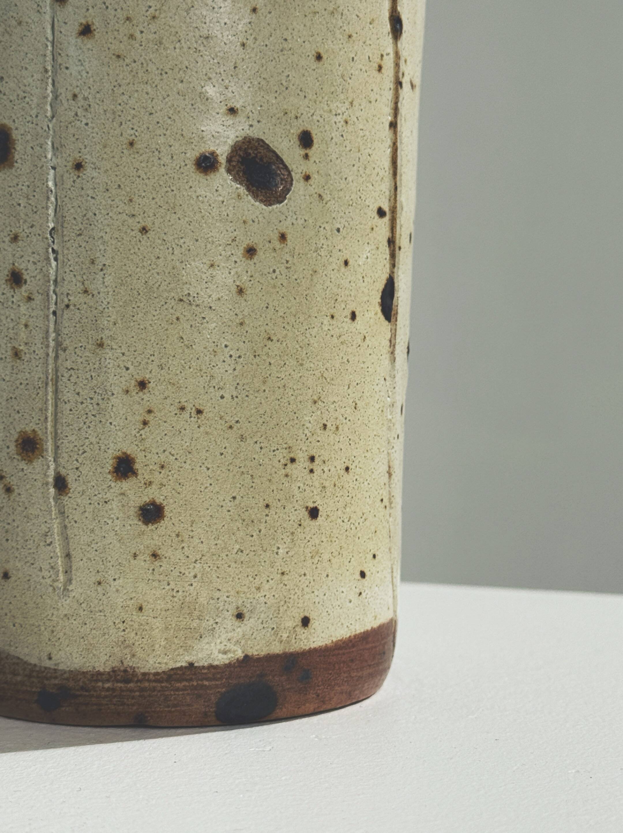 Large stoneware vase, France, 1960