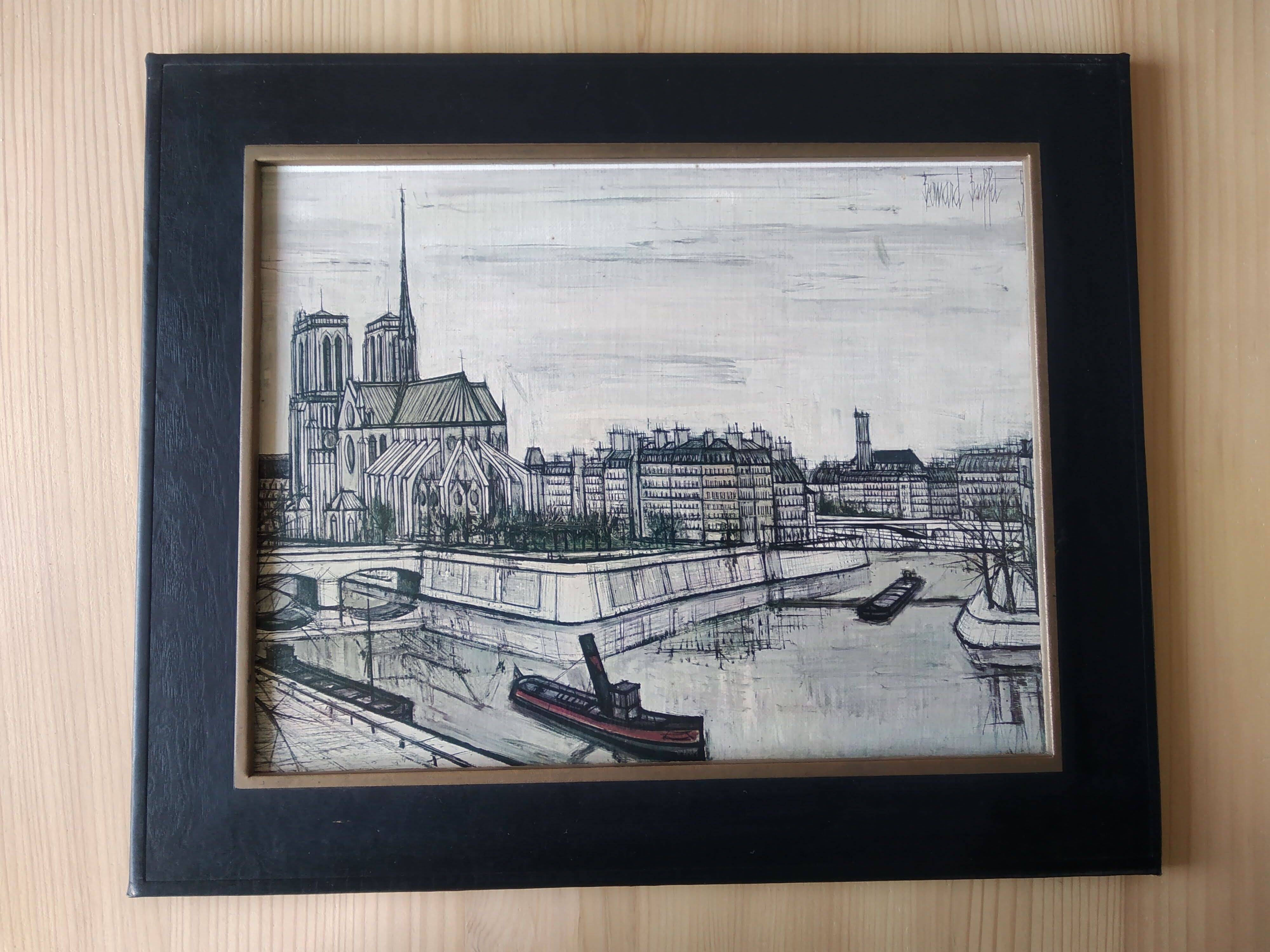 Bernard Buffet The City of Notre Dame Vintage