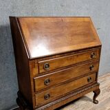 Secrétaire Anglais en acajou vers 1900