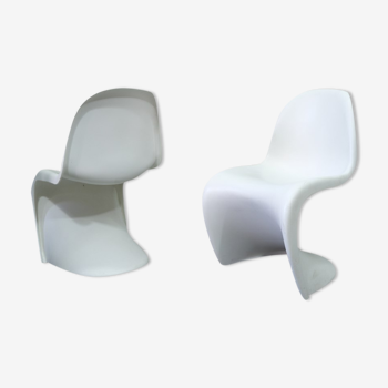 A set of 2  Panton Chairs by Verner Panton for Vitra