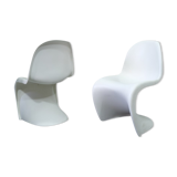 A set of 2  Panton Chairs by Verner Panton for Vitra