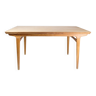 Table à manger réalisée en chêne par Johannes Andersen des années 1960