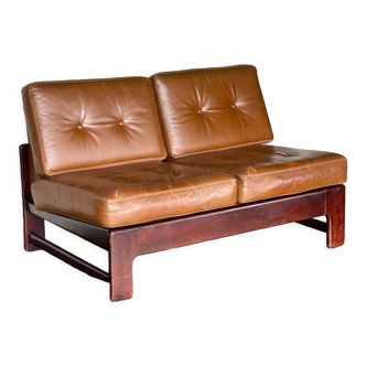 Scandinavian leather sofa