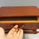Small wall-mounted furniture, with top, drawer and botto, danish 1970s