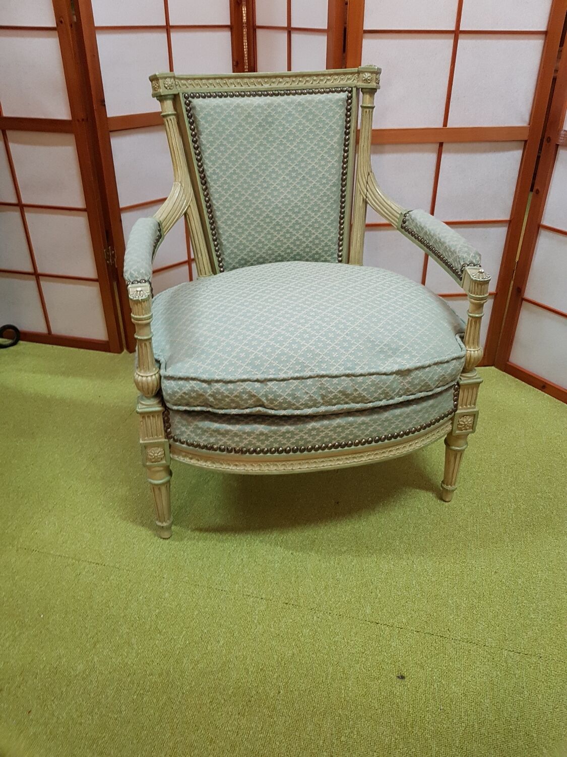 Paire de fauteuils Louis xvI enfant