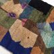 Moroccan berber boujaad carpet with colorful patterns 247x157cm