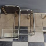 fume glass nesting set of tables