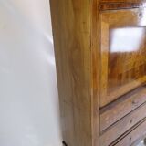 Secretary Empire Style Hand Polished Mahogany With Intarsia From 1820s