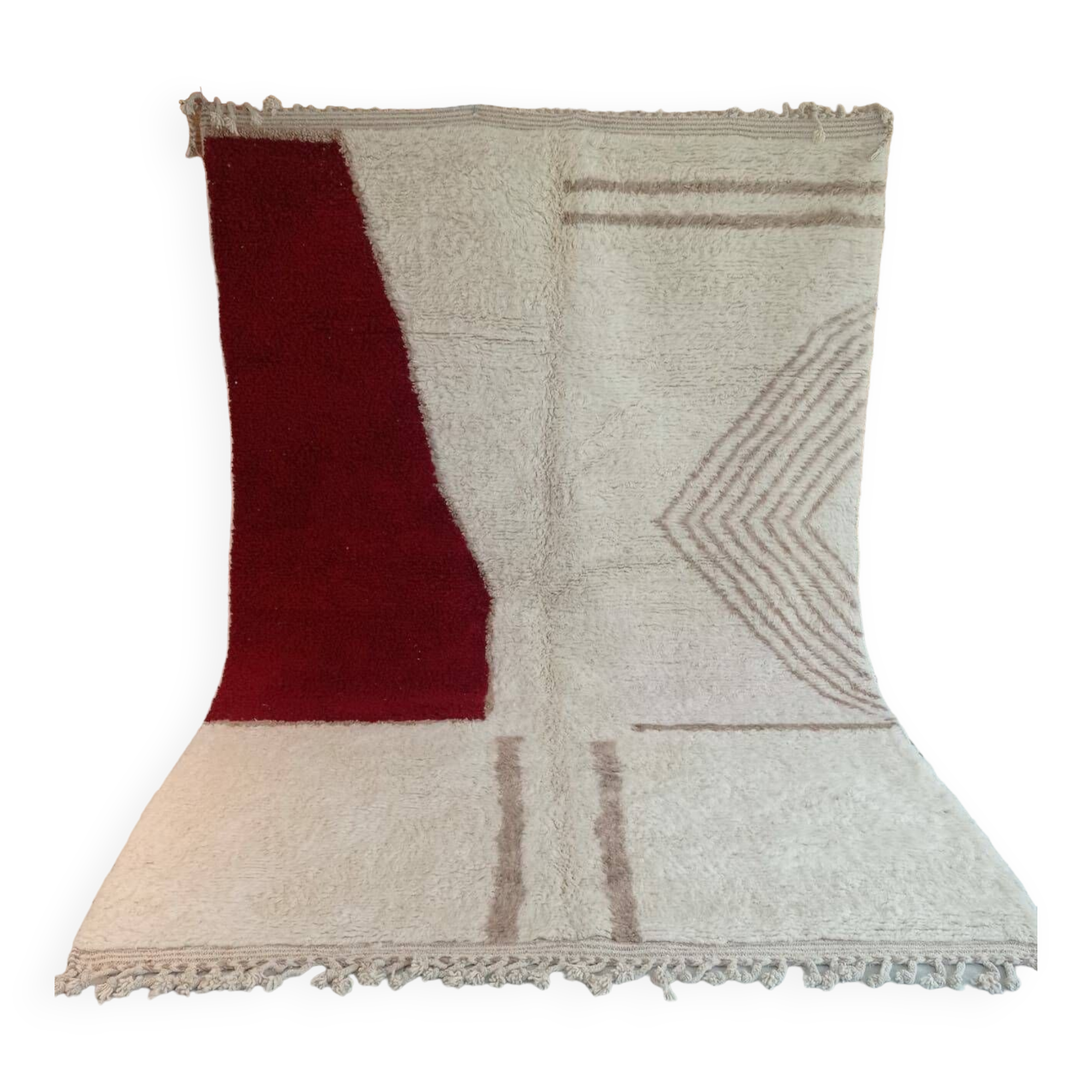 Handmade Beni Ouarain rug 300x200 cm