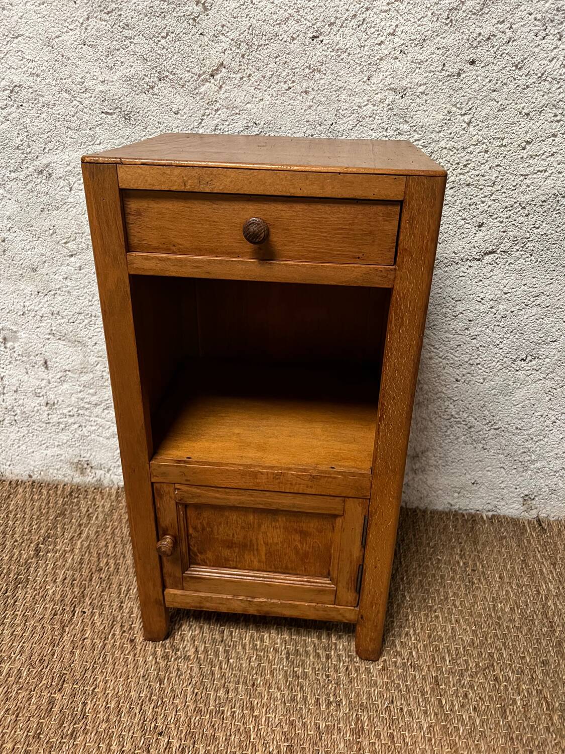 Honey bedside table from the 50s