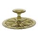 Art Deco Pressed Glass Cake/Pastry Platter 27cm