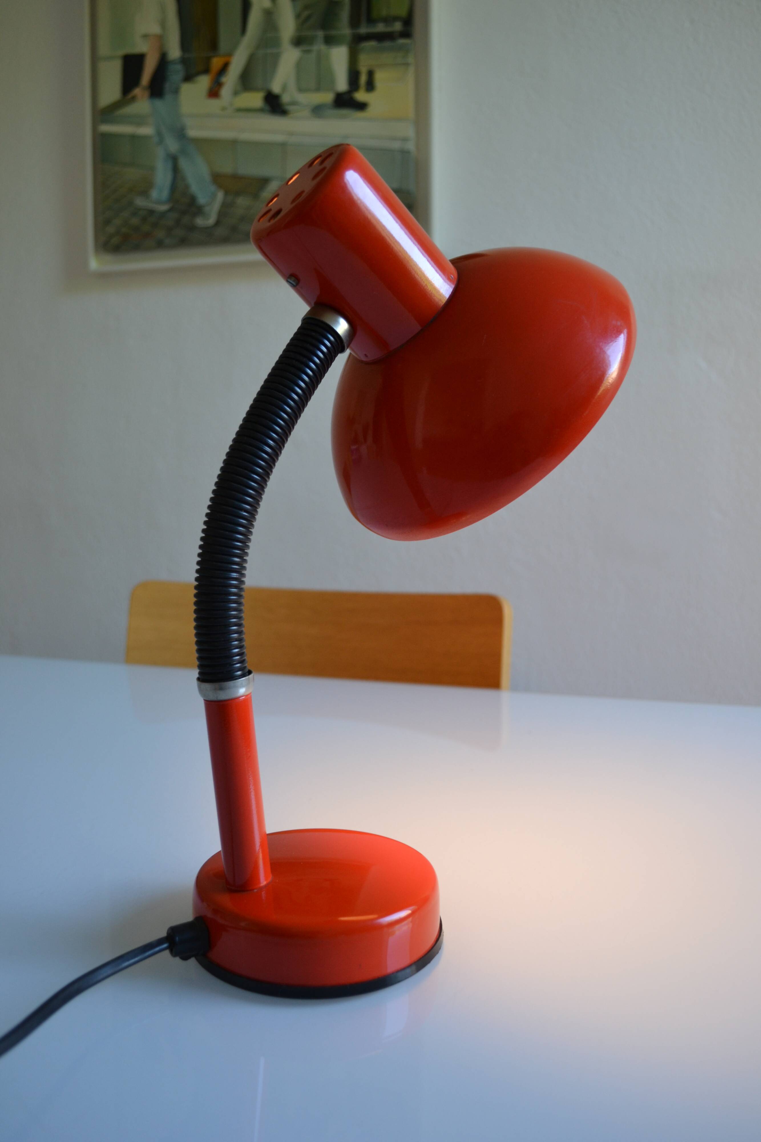 Vintage orange lamp Kema Keur