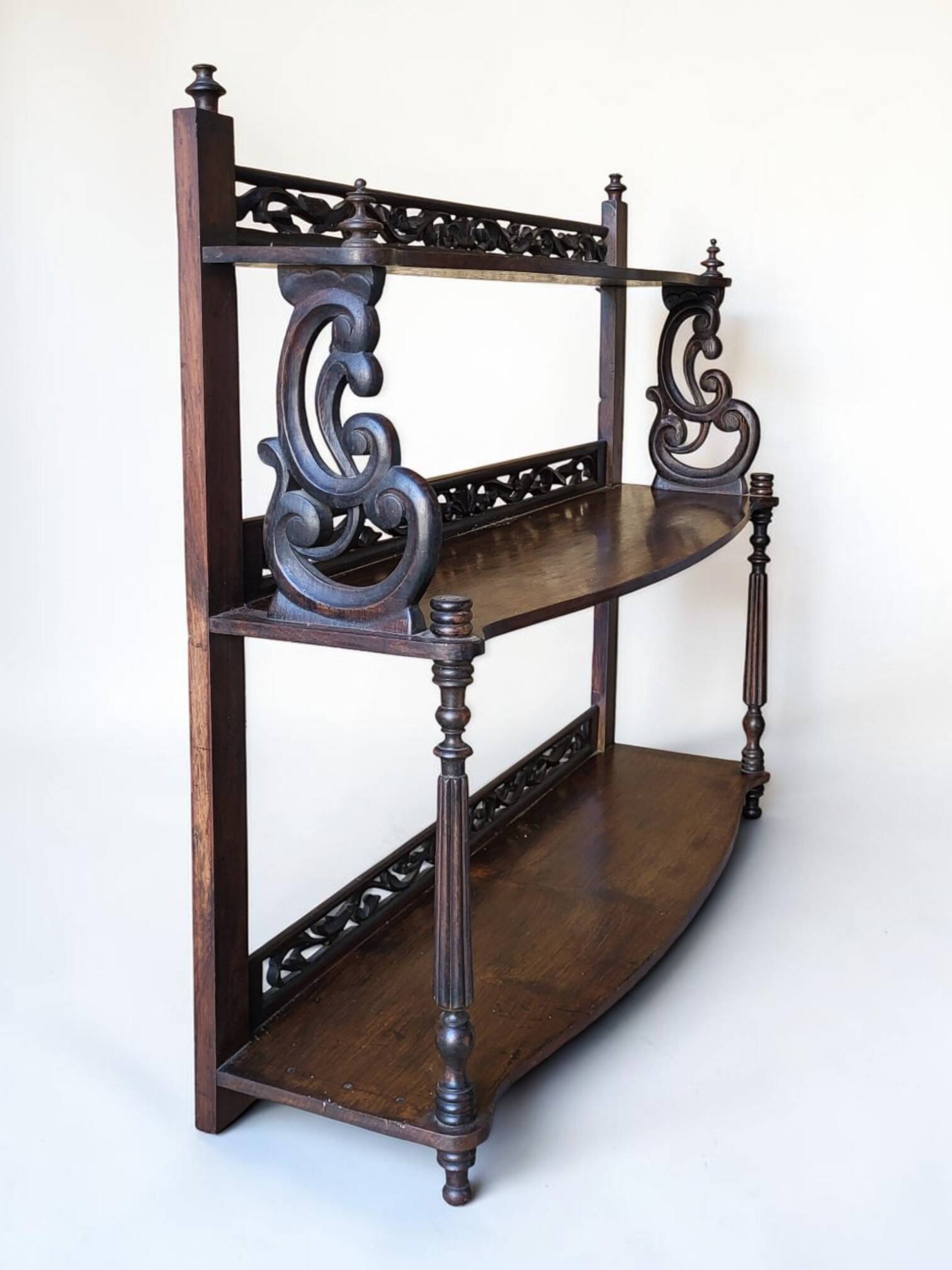 Mahogany shelf Napoleon III