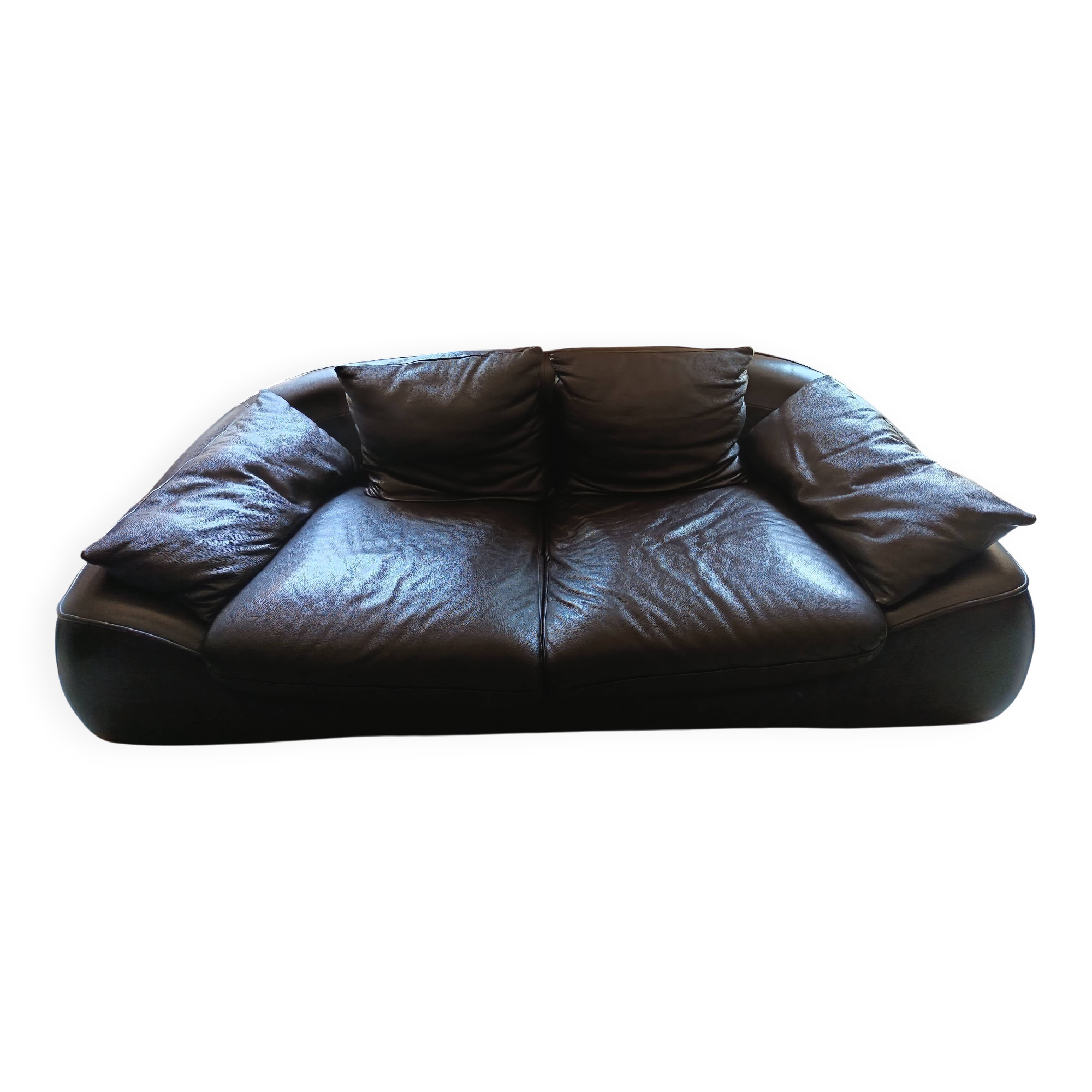 Leather sofa model "Narguilé" Tre erre S.P.A.