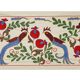 Vintage Turkish rug hand-knotted 44x95 cm