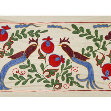 Tapis turc vintage noué à la main 44x95 cm
