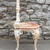 1900 iron cast iron garden chair