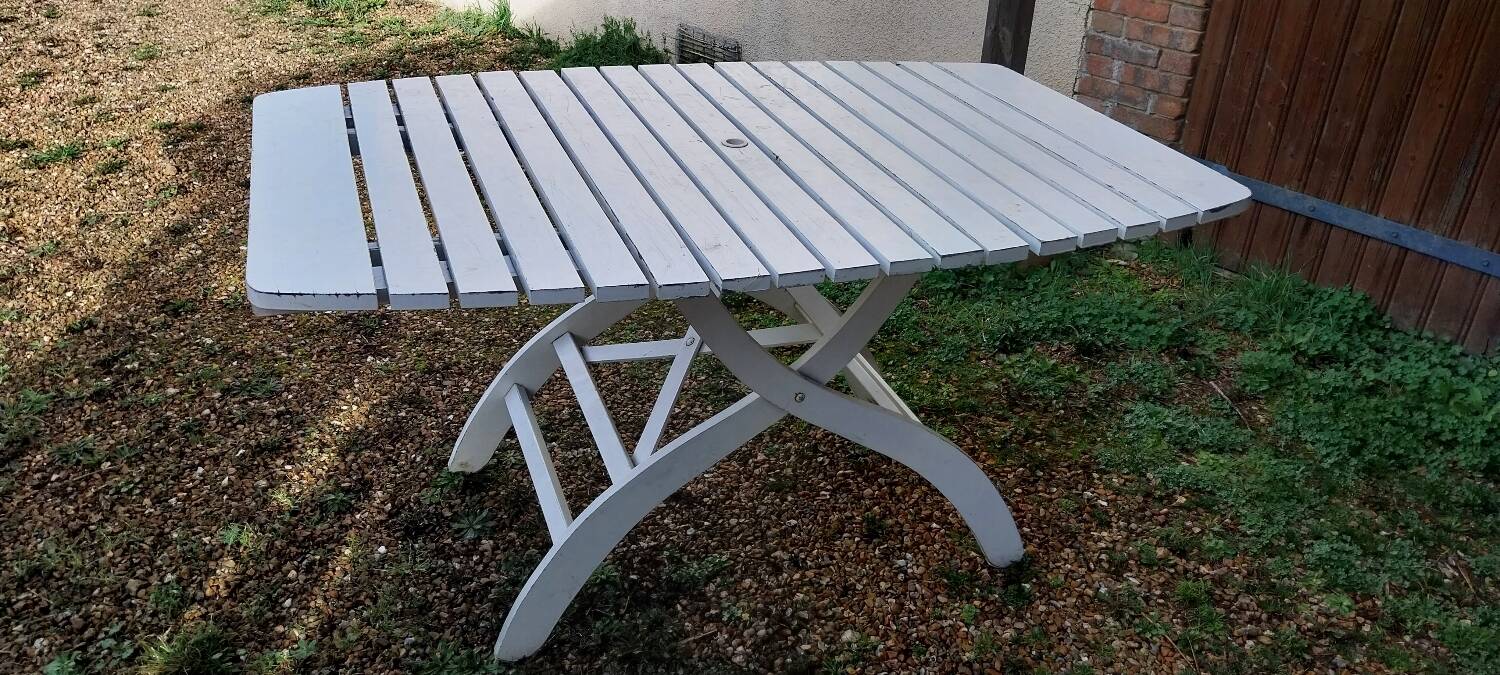 Garden table and chairs