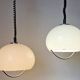 Set of Two Midcentury Pendants Meblo, Harvey Guzzini, Italy, 1970s