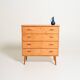 Scandinavian birch chest of drawers, 1950s–1960s