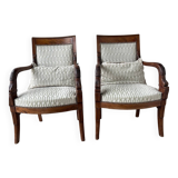 Paire de Fauteuils Louis XVI