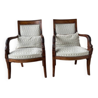 Paire de Fauteuils Louis XVI