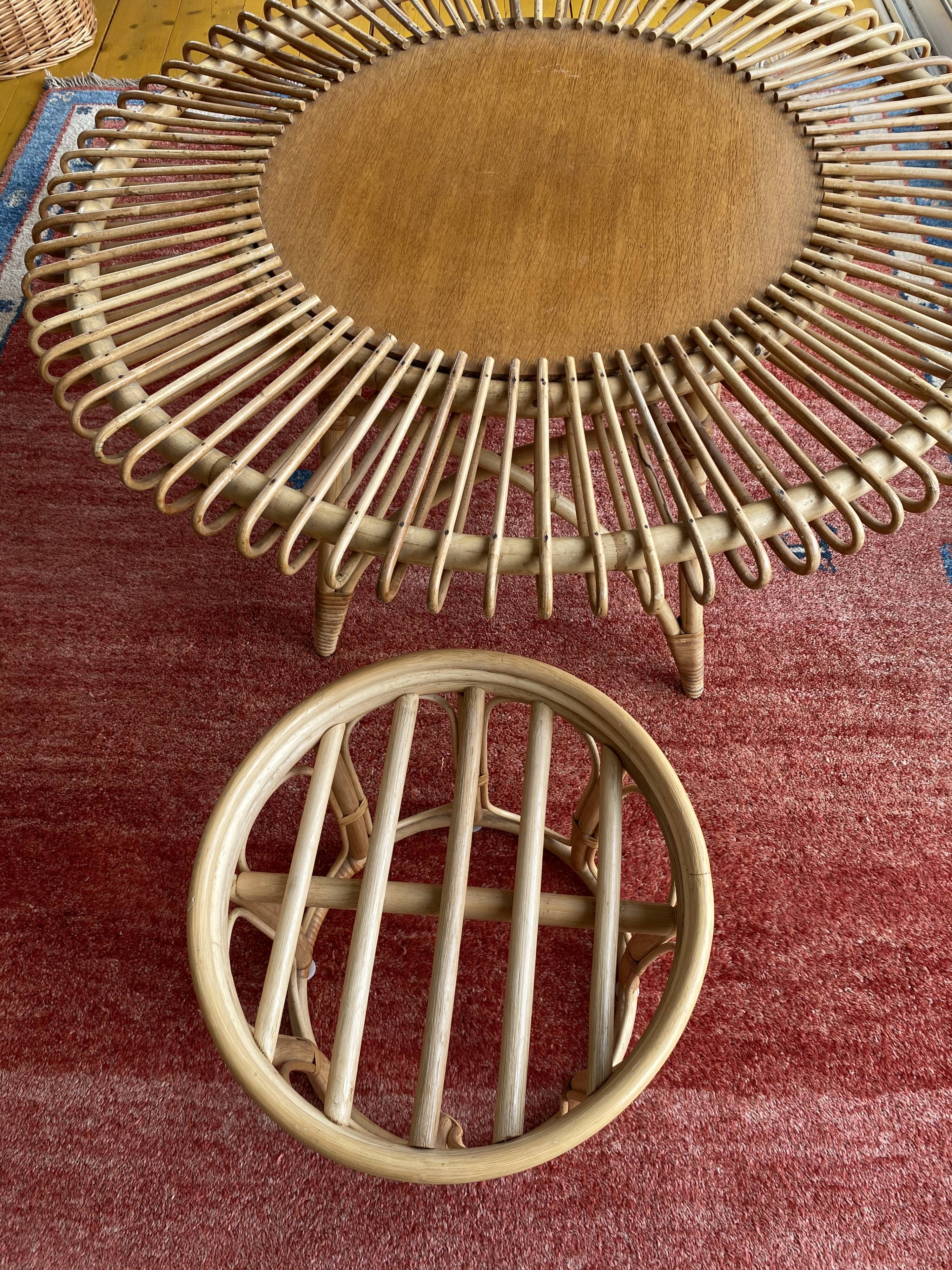 Bamboo stool from the 70s