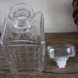 Rectangular patterned whisky decanter