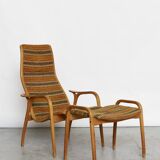 Yngve Ekström "Lamino" Chair & Ottoman for Swedese