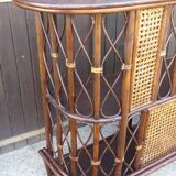 Rattan and bamboo bar