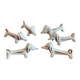 6 Dachshund knife holders