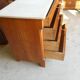 Empire dresser in cherry and white marble