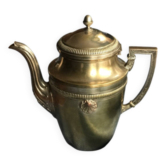 Hallmarked silver art deco teapot