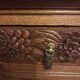 Large art deco sideboard with marble top and mirror