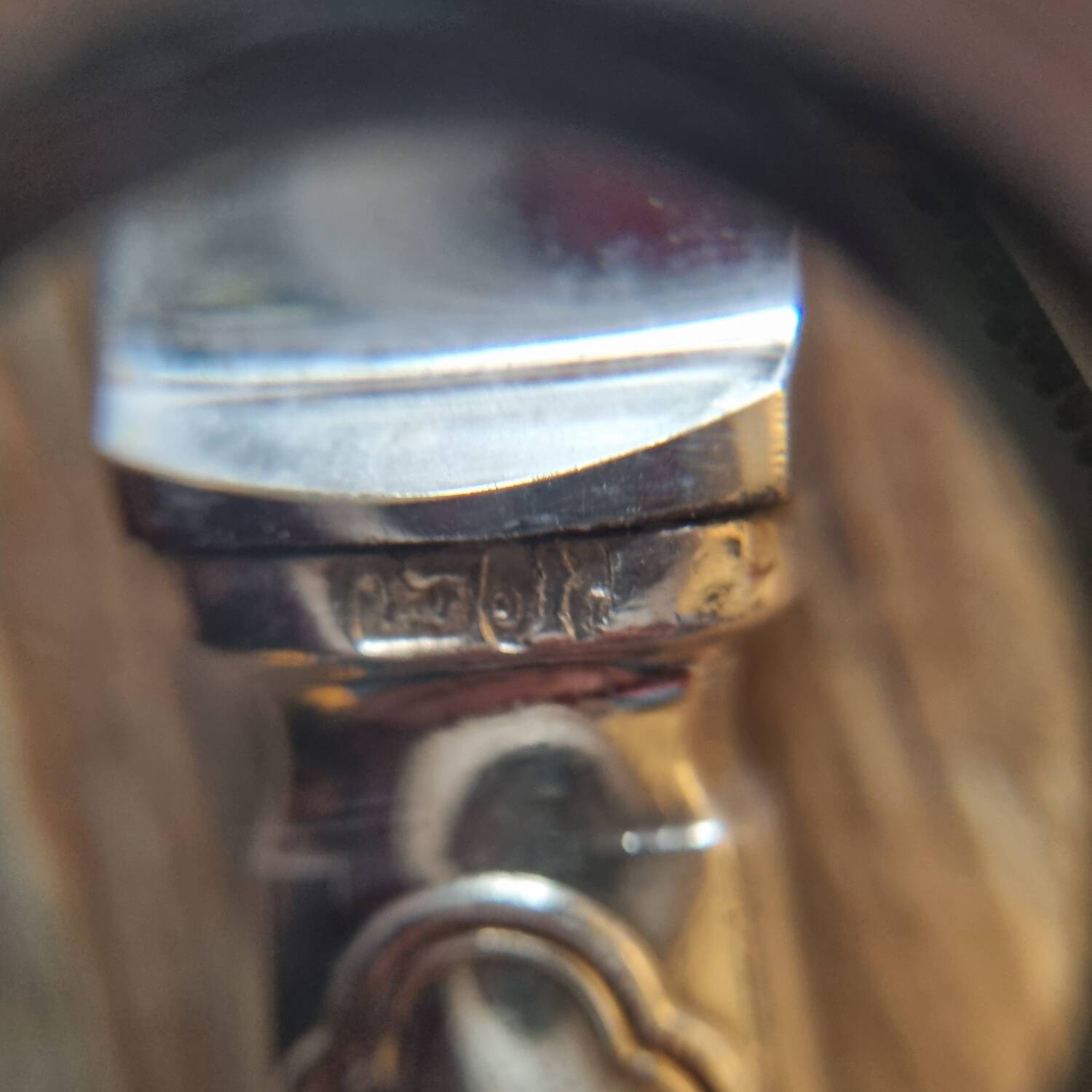 12 silver knives 21cm