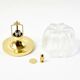 Mid-Century Modern Flower-Shaped Glass Flush Mount/Ceiling Light from Limburg, Germany, 1970s