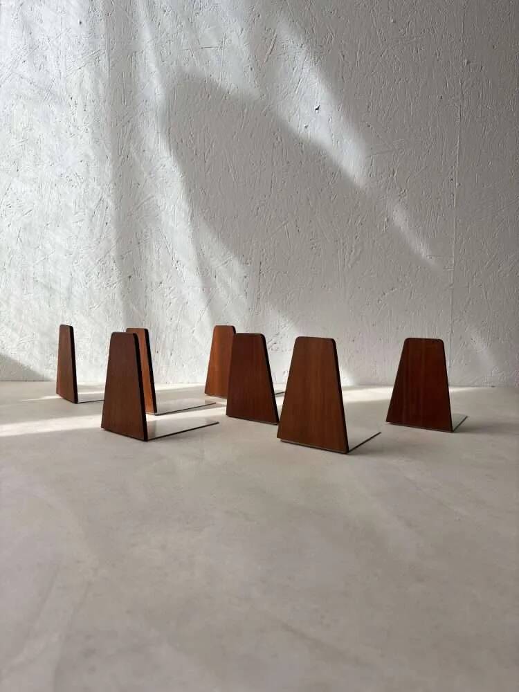 Kai Kristiansen bookends Feldballes Møbelfabrik in teak.