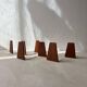 Kai Kristiansen bookends Feldballes Møbelfabrik in teak.