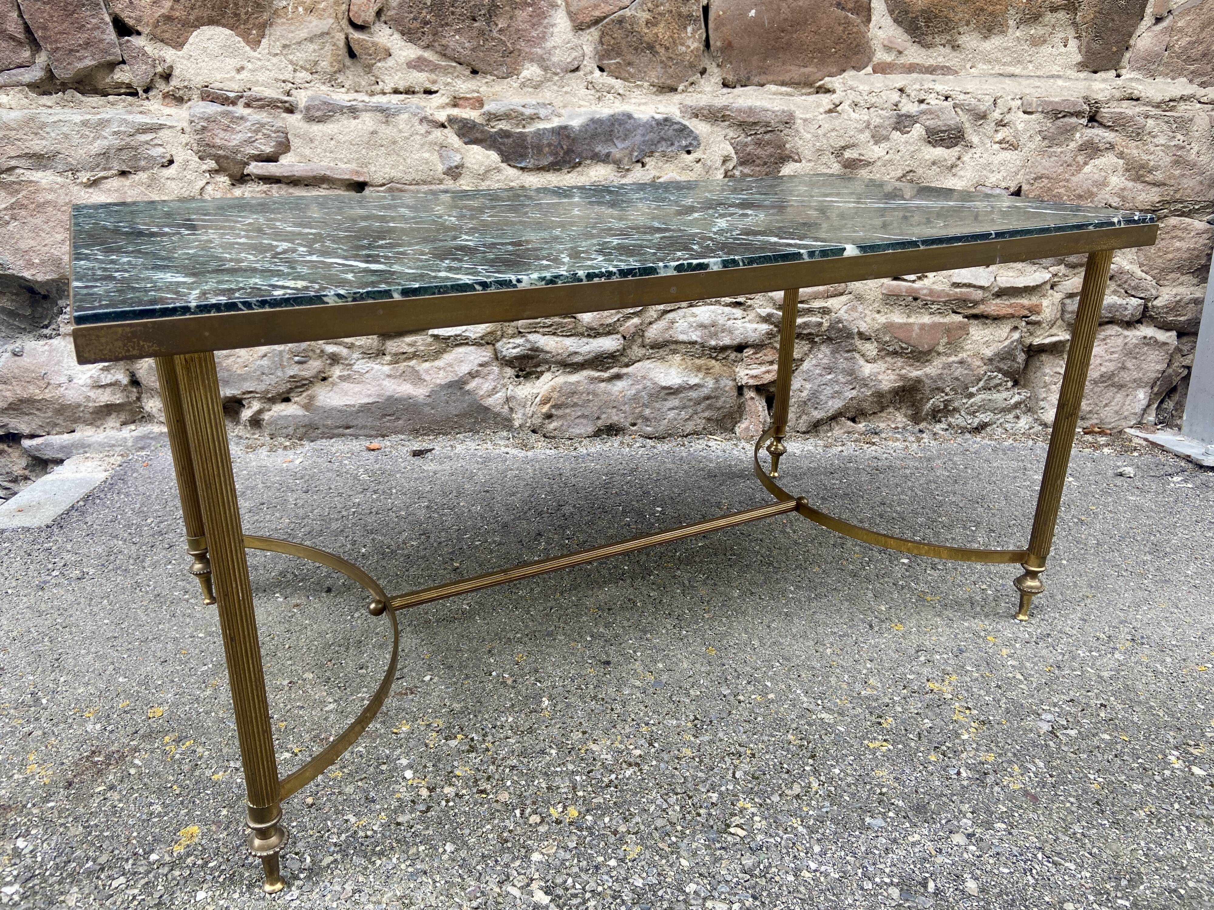 1960 Louis XVI style marble coffee table