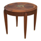 Mahogany gueridon with marquetry attributed to Maurice Dufrêne, 1930s.