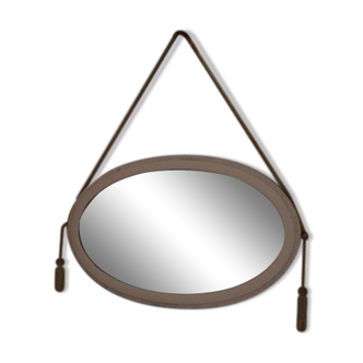 Miroir biseauté ovale