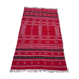 Kilim red large handmade 235x140cm