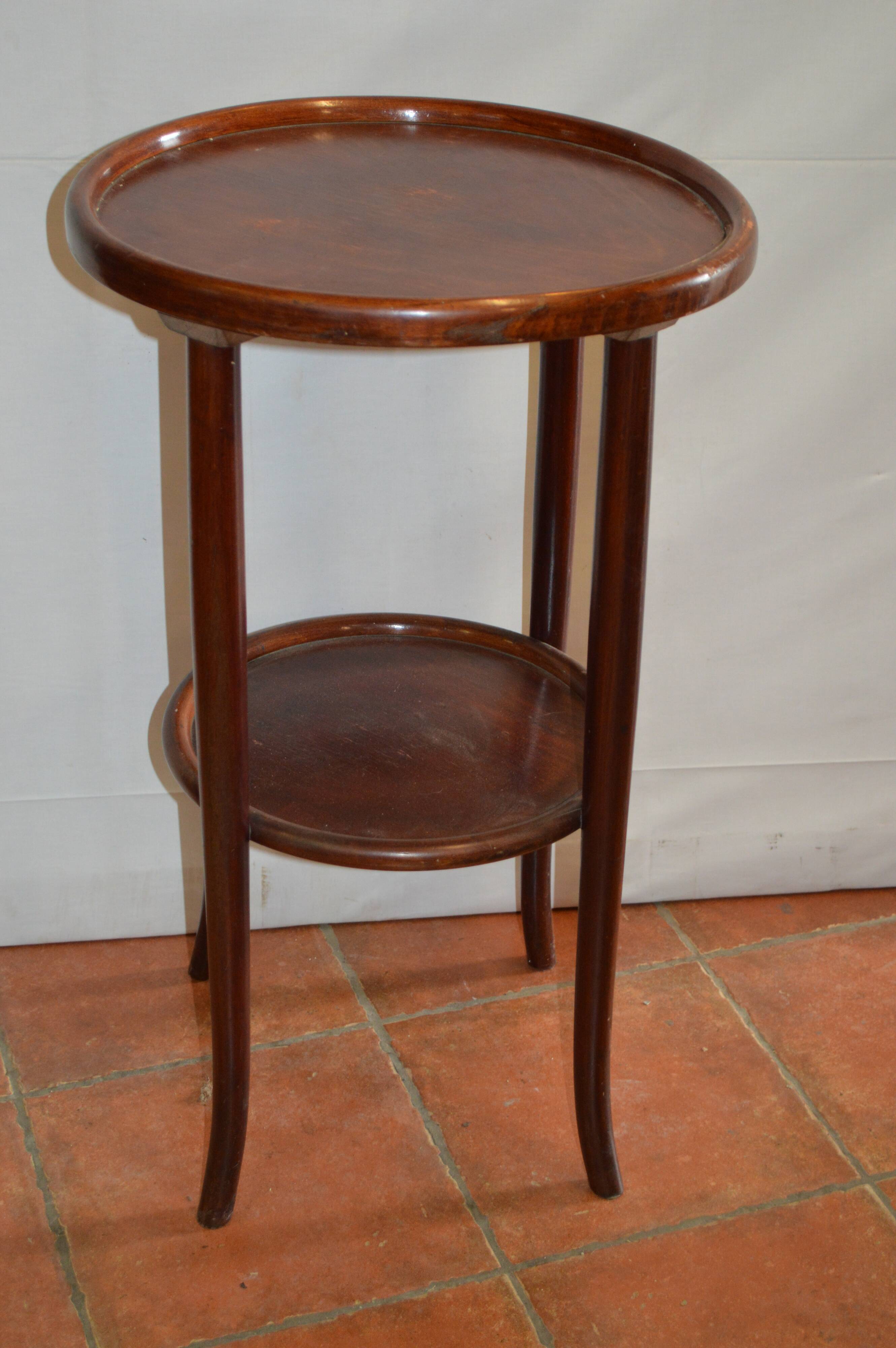 Thonet curved wooden table
