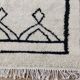 Handmade wool Berber rug 248 x 158 cm