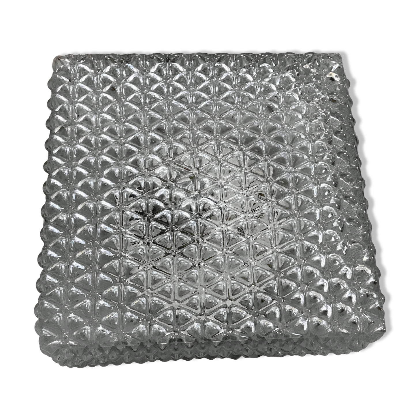 Glass ceiling light 23x23