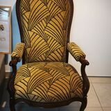 Revisited Voltaire Armchair – Art Deco Style & Louis-Philippe Structure