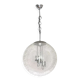 Hanging lamp glass globe by doria, 1970s