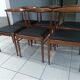 Suite of 6 chairs in Teck Denmark K.S vintage 1960